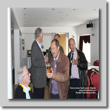 Ken Collyer (seated); Trevor Warburton who attended from Thailand; Alan West, Trevor Wright (behind); Barry Proctor